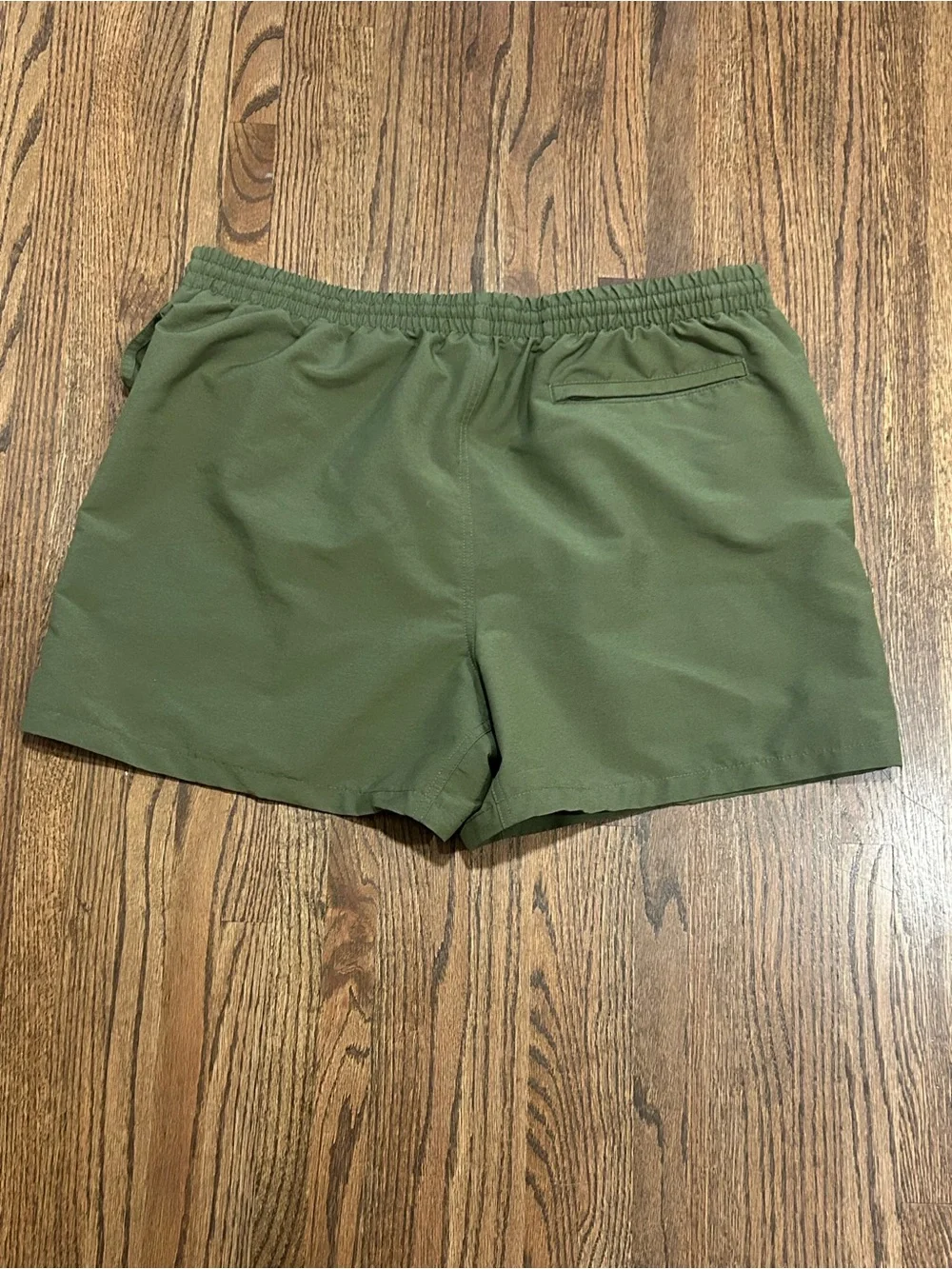 Orvis Men’s XL Olive Green Mesh Lined Swim Trunks Quick Dry Embroidered Logo